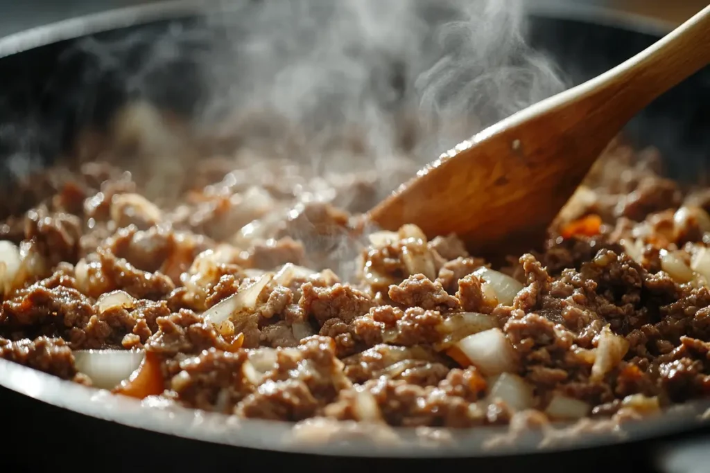 Cheesesteak Tortellini in Rich Provolone u