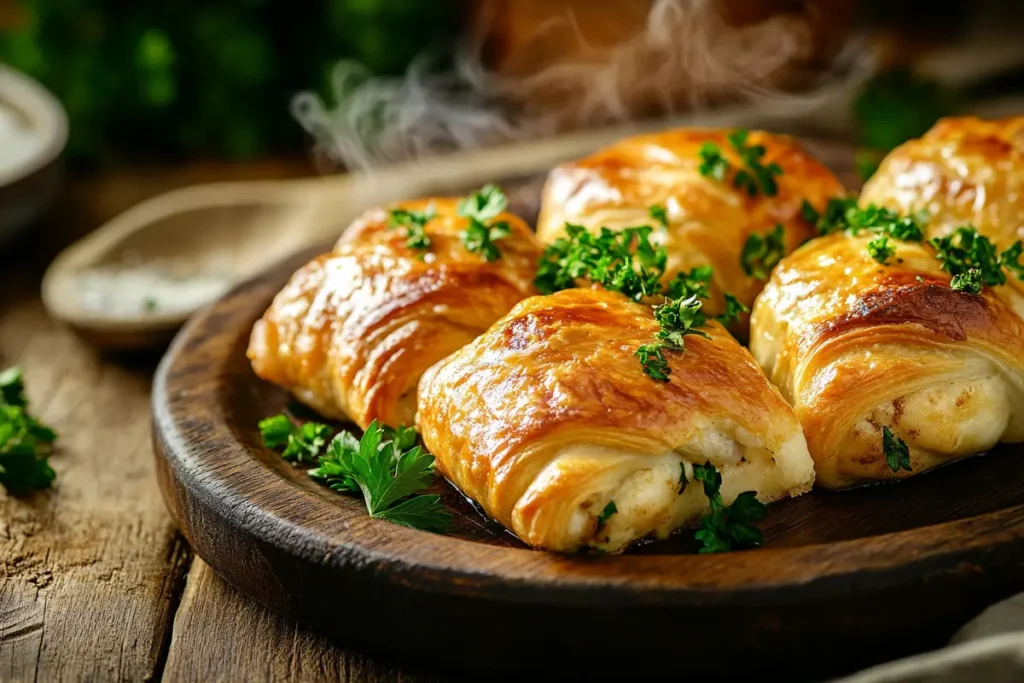 Chicken Stuffed Crescent Rolls