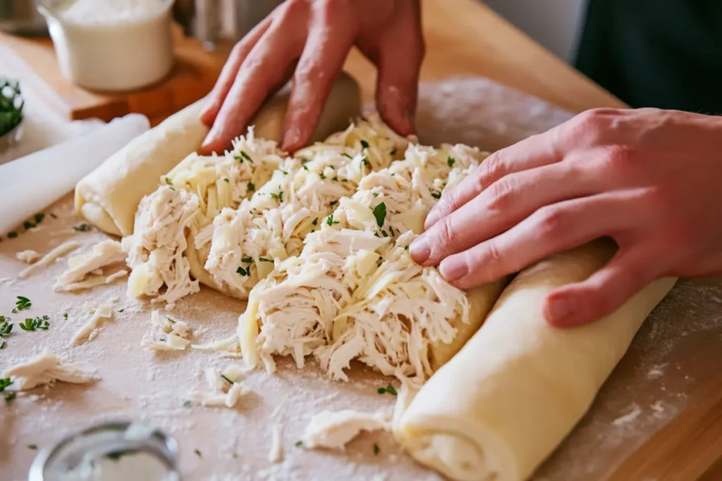 Chicken Stuffed Crescent Rolls m