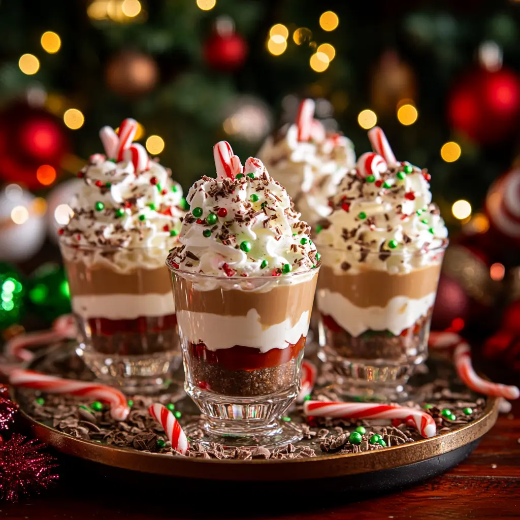 Christmas Pudding Shots