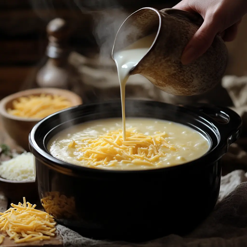 Crockpot Creamy Potato & Hamburger Soup ig