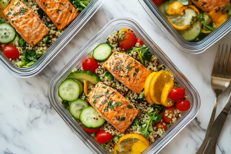 Mediterranean Salmon Nourish Bowl