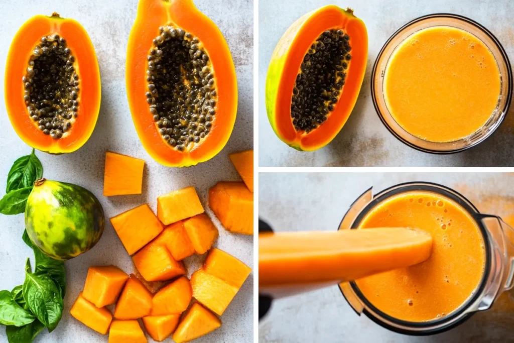 Papaya Sunrise Smoothie 2