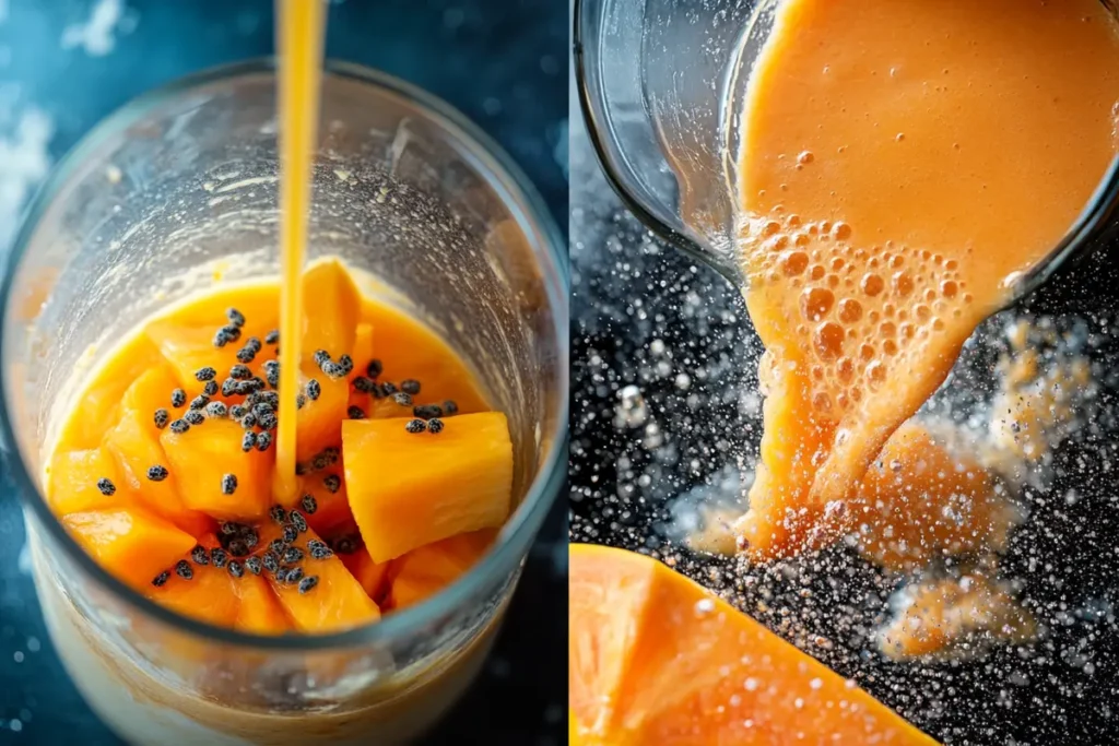 Papaya Sunrise Smoothie