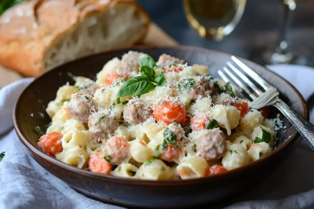 Sausage and Tomato Pasta c