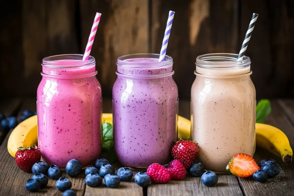 Strawberry Oatmeal Smoothie