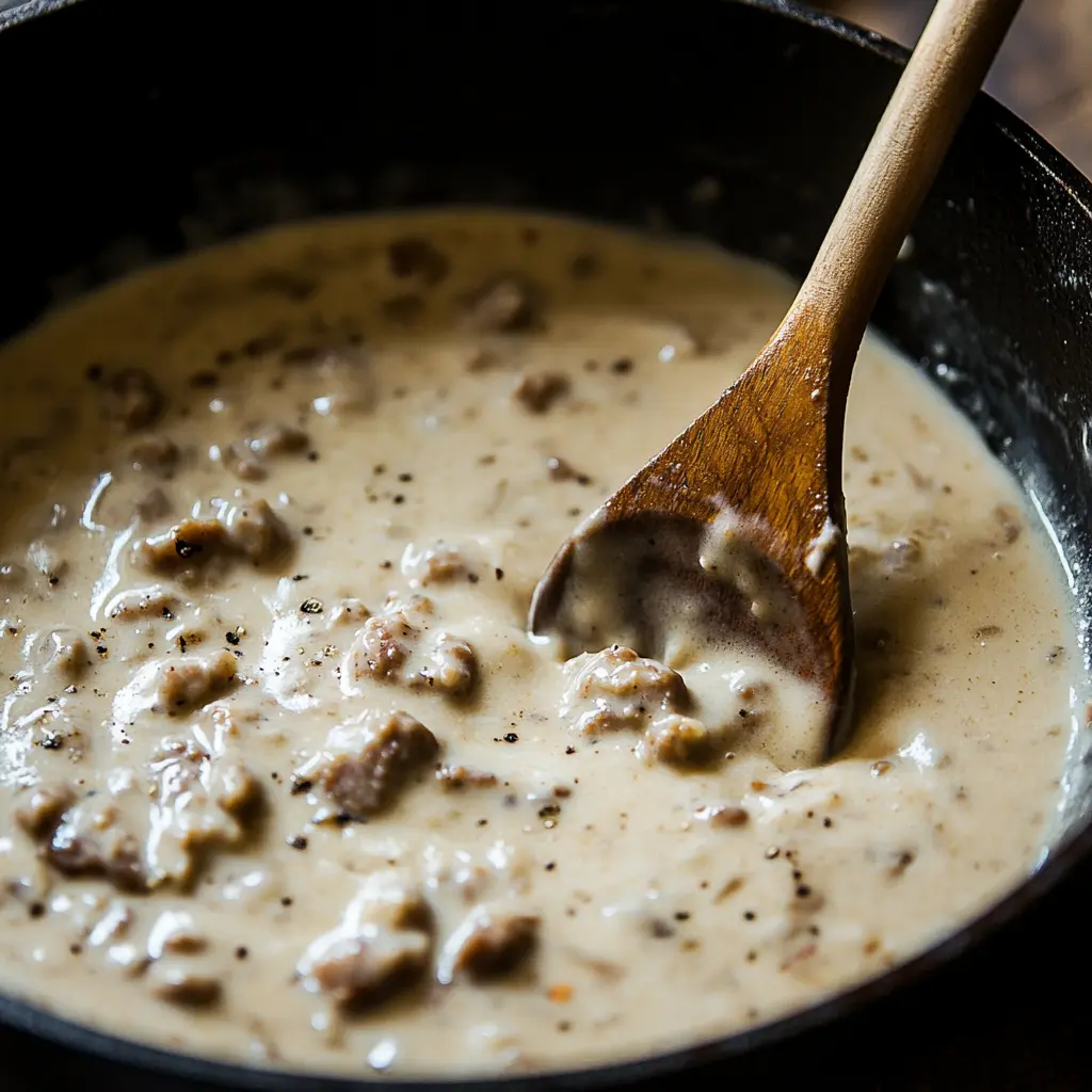 tater tot breakfast bowl with sausage gravy