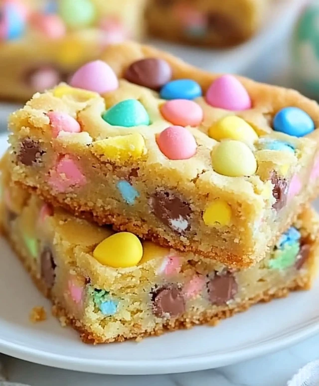 Easter Cake Mix Cookie Bars