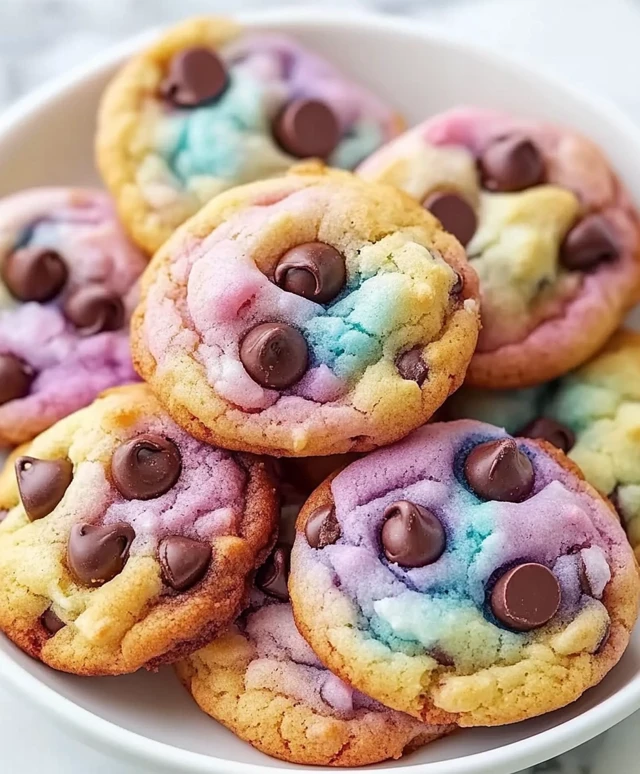 Easter Chocolate Chip Cookies