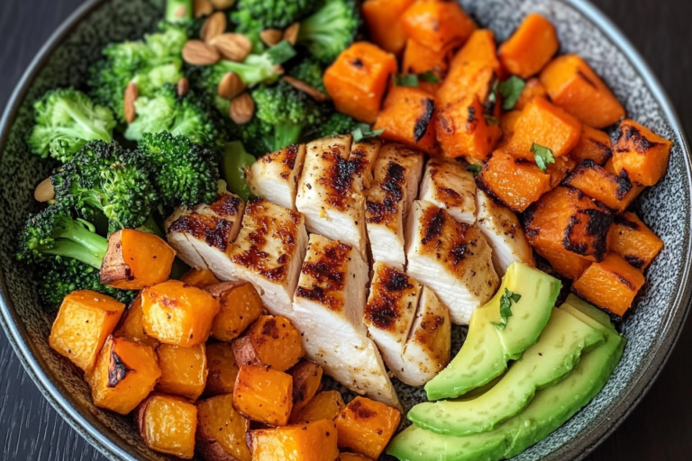 Greek Salad with Marinated Grilled Chicken