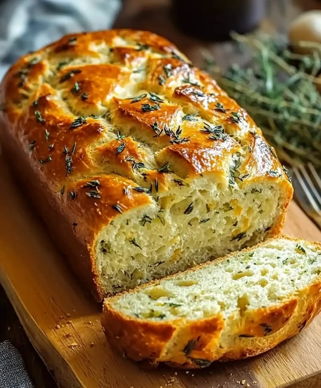 Herb and Cheese Bread Loaf