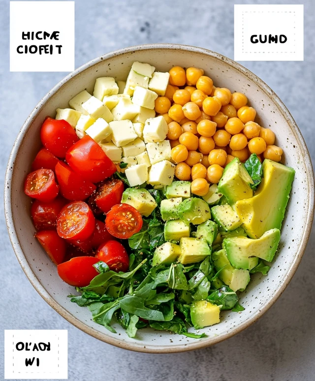 Roasted Chickpea & Avocado Salad