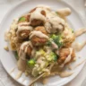 Delicious ranch chicken meatballs served with broccoli couscous