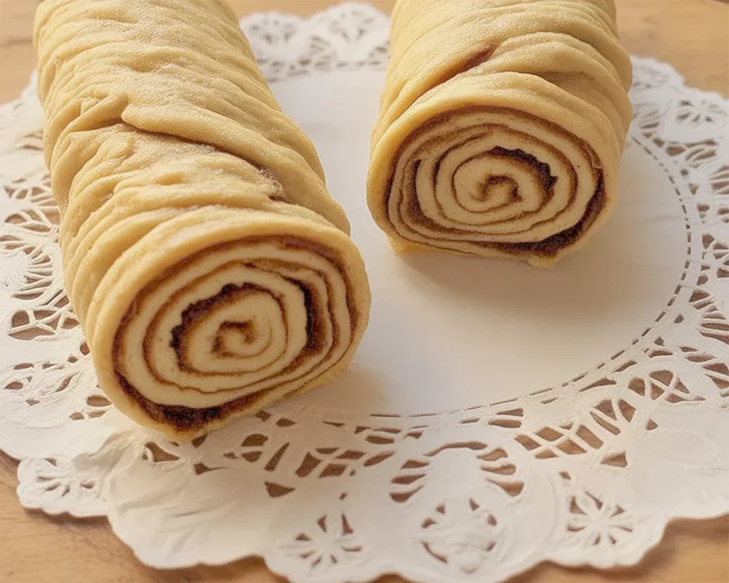 Delicious homemade nutroll with walnuts and dough from Country Cottage Bake Shop.